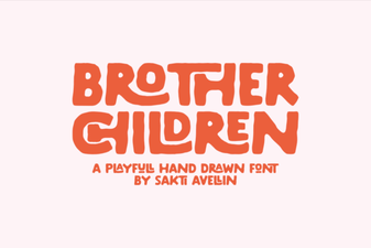 Brother Font Styles for Creative Kids Projects