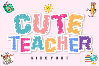 Playful & Friendly Fonts for Educational Materials