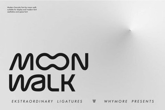 Moon Walk Font: Creative Typography Ideas