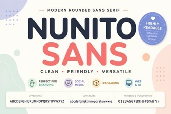 Nunito Sans Font: Readability & Design Inspiration