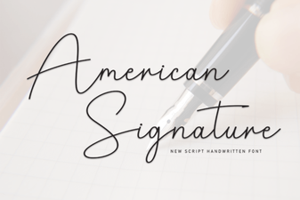 The American Signature Font for Professional Branding