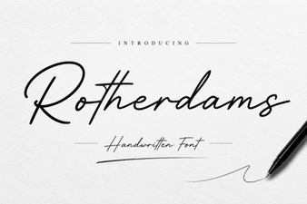 Rotherdams Font for Modern Web Design