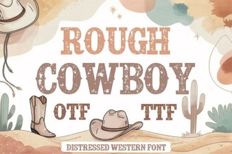 Rough Cowboy Fonts: Design Inspiration & Uses
